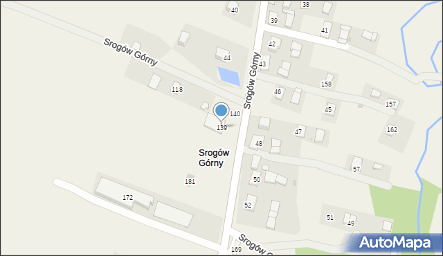 Srogów Górny, Srogów Górny, 139, mapa Srogów Górny