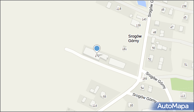 Srogów Górny, Srogów Górny, 172, mapa Srogów Górny