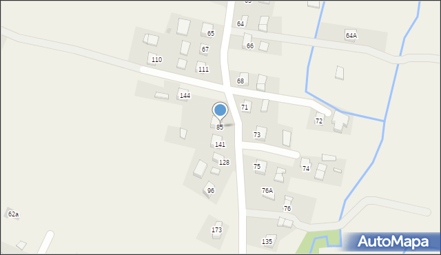 Srogów Górny, Srogów Górny, 85, mapa Srogów Górny