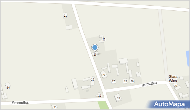Sromutka, Sromutka, 23, mapa Sromutka