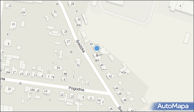 Swarzędz, Średzka, 38, mapa Swarzędz