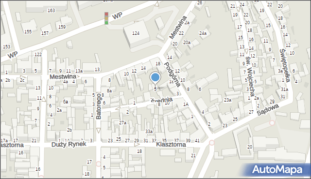 Świecie, Średnia, 5, mapa Świecie