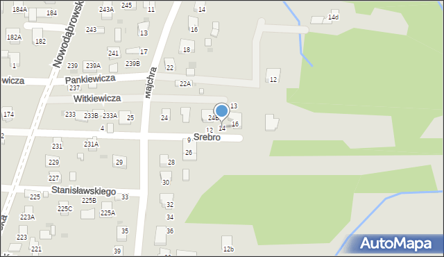 Tarnów, Srebro Joanny, 14, mapa Tarnów