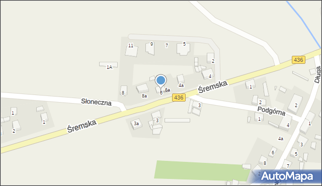 Utrata, Śremska, 6, mapa Utrata