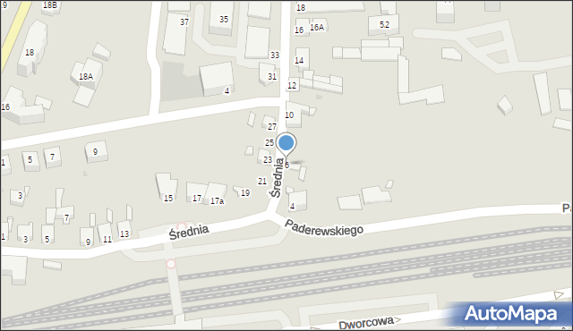 Wągrowiec, Średnia, 6, mapa Wągrowiec