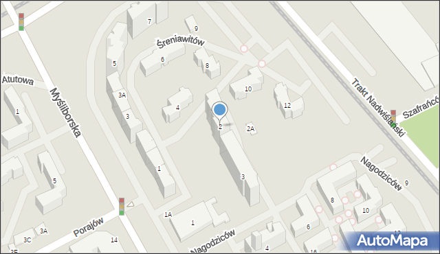 Warszawa, Śreniawitów, 2, mapa Warszawy