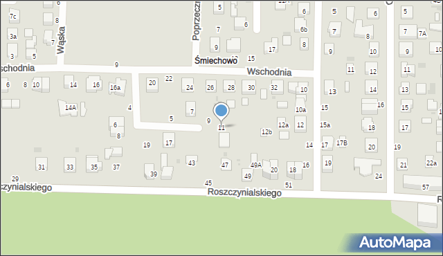 Wejherowo, Środkowa, 11, mapa Wejherowo