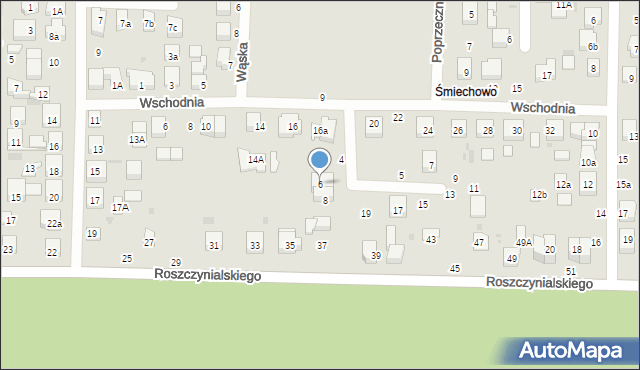 Wejherowo, Środkowa, 6, mapa Wejherowo