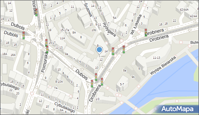 Wrocław, Śrutowa, 2, mapa Wrocławia