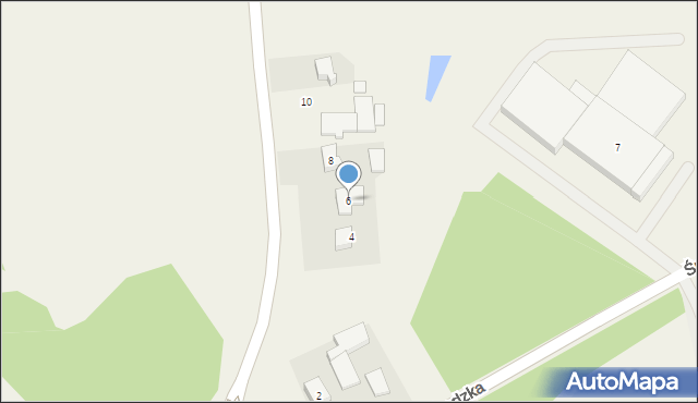 Zbrudzewo, Śremska, 6, mapa Zbrudzewo