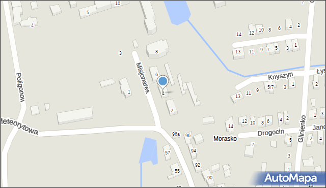 Poznań, ss. Misjonarek, 4, mapa Poznania