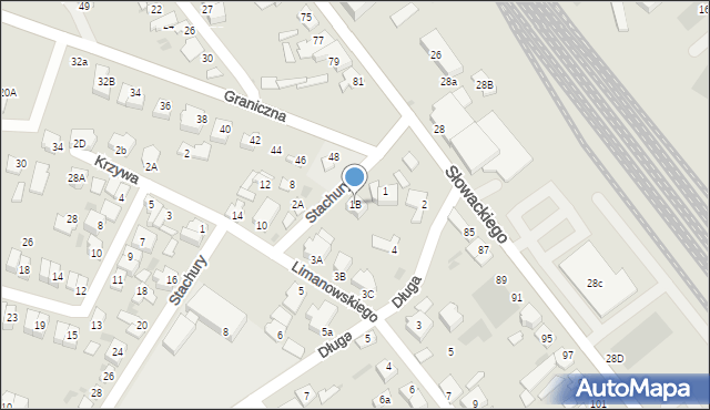 Aleksandrów Kujawski, Stachury Edwarda, 1B, mapa Aleksandrów Kujawski