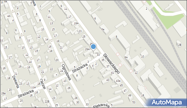 Aleksandrów Kujawski, Strażacka, 4a, mapa Aleksandrów Kujawski