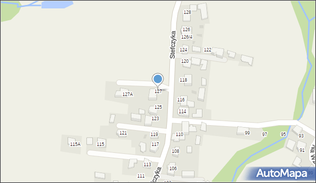 Bachowice, Stefczyka, 127, mapa Bachowice