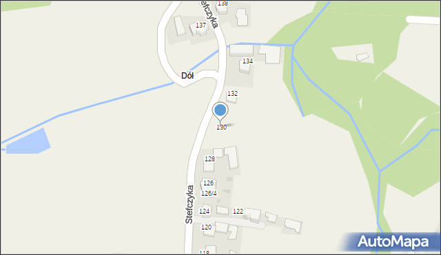 Bachowice, Stefczyka, 130, mapa Bachowice