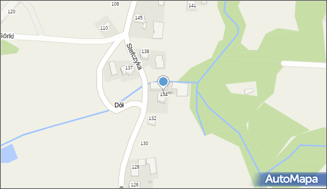 Bachowice, Stefczyka, 134, mapa Bachowice