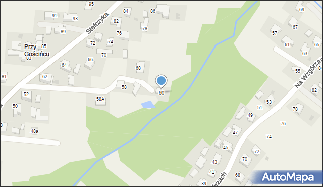 Bachowice, Stefczyka, 60, mapa Bachowice