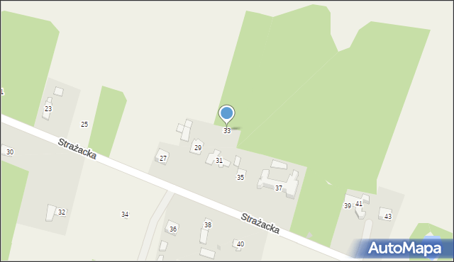 Bartoszówka, Strażacka, 33, mapa Bartoszówka
