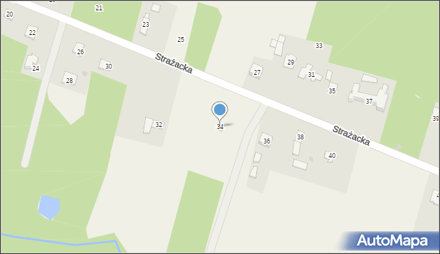 Bartoszówka, Strażacka, 34, mapa Bartoszówka