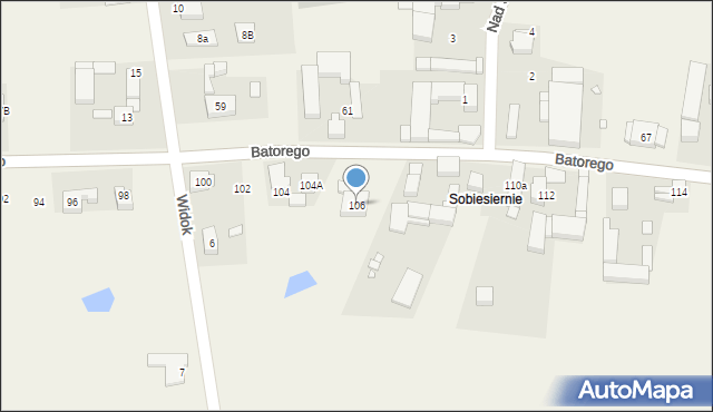 Batorowo, Stefana Batorego, 106, mapa Batorowo