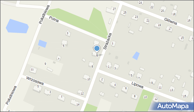 Bębnów, Strażacka, 6, mapa Bębnów