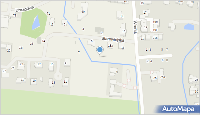 Bezrzecze, Starowiejska, 7j, mapa Bezrzecze