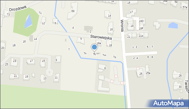 Bezrzecze, Starowiejska, 7k, mapa Bezrzecze