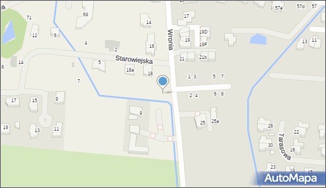 Bezrzecze, Starowiejska, 7r, mapa Bezrzecze