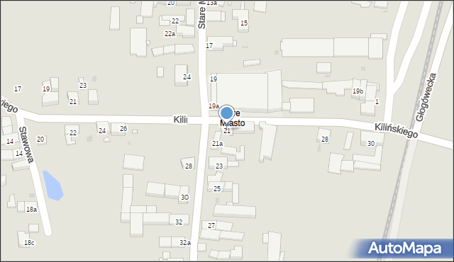 Biała, Stare Miasto, 21, mapa Biała