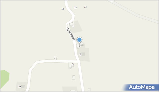 Biały Dunajec, Stefana Batorego, 3, mapa Biały Dunajec