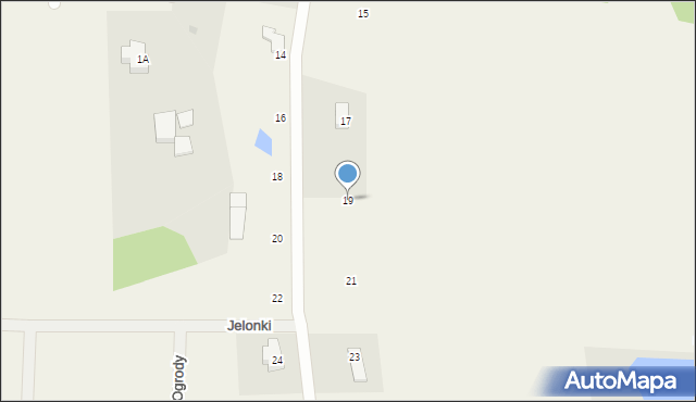 Bielkówko, Studzienna, 19, mapa Bielkówko