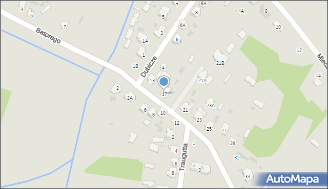 Bielsk Podlaski, Stefana Batorego, 17, mapa Bielsk Podlaski