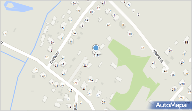 Bielsk Podlaski, Stefana Batorego, 21B, mapa Bielsk Podlaski
