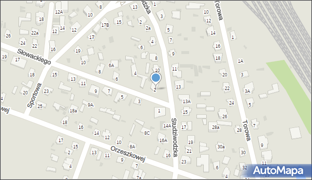 Bielsk Podlaski, Studziwodzka, 12, mapa Bielsk Podlaski