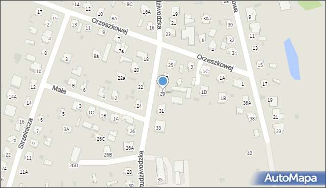 Bielsk Podlaski, Studziwodzka, 29, mapa Bielsk Podlaski