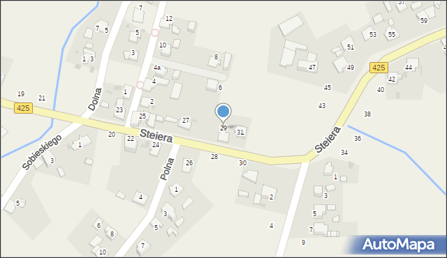 Bierawa, Steiera Ottona, ks., 29, mapa Bierawa