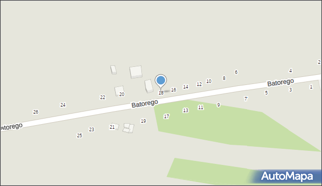 Biłgoraj, Stefana Batorego, 18, mapa Biłgoraj