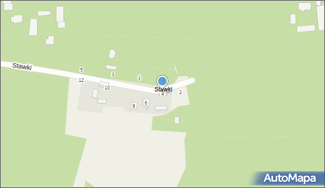 Biskupice, Stawki, 4, mapa Biskupice