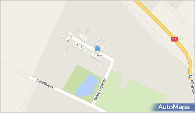 Bisztynek, Stare Osiedle, 2, mapa Bisztynek