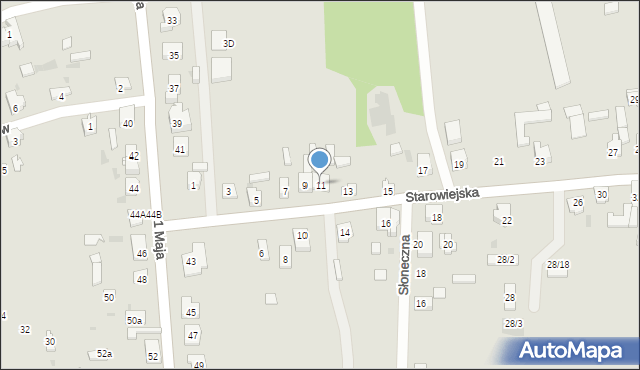 Blachownia, Starowiejska, 11, mapa Blachownia