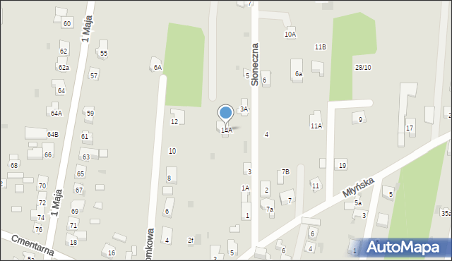 Blachownia, Starowiejska, 14A, mapa Blachownia