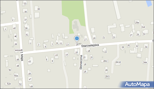 Blachownia, Starowiejska, 15, mapa Blachownia