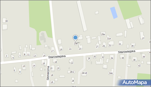Blachownia, Starowiejska, 23a, mapa Blachownia