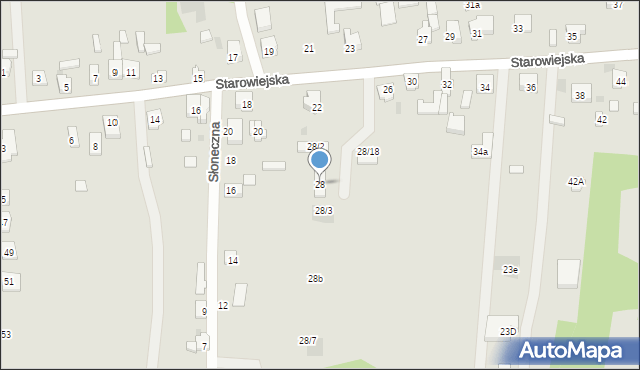 Blachownia, Starowiejska, 28, mapa Blachownia