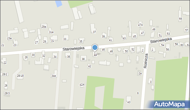Blachownia, Starowiejska, 44, mapa Blachownia