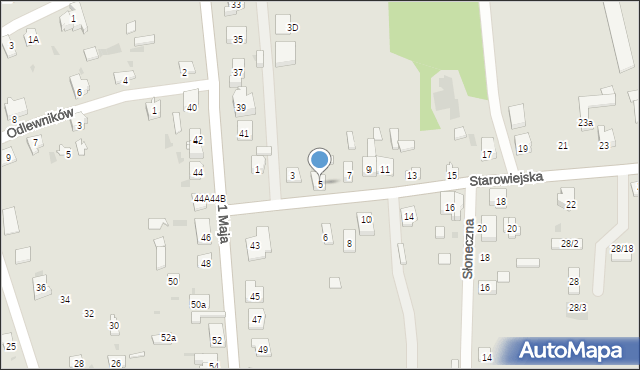 Blachownia, Starowiejska, 5, mapa Blachownia