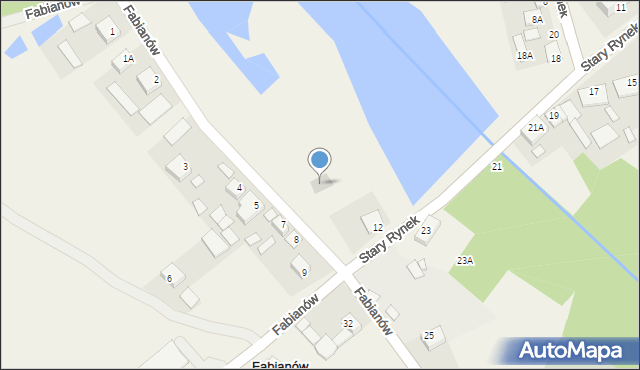 Błędów, Stary Rynek, 24, mapa Błędów