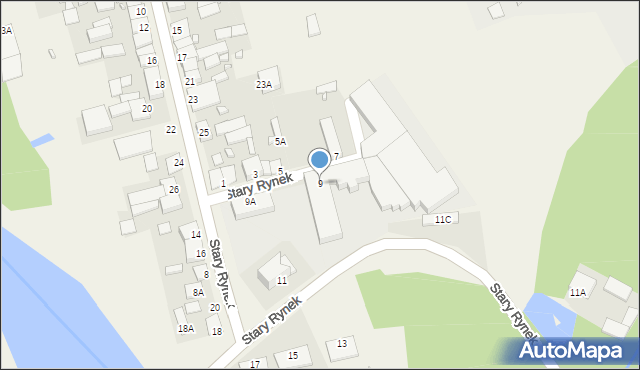 Błędów, Stary Rynek, 9, mapa Błędów