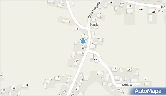 Bobrek, Starowiejska, 10, mapa Bobrek