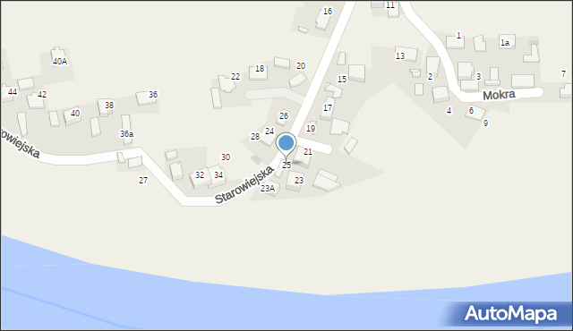 Bobrek, Starowiejska, 25, mapa Bobrek